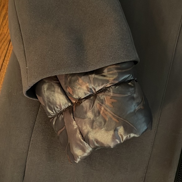 Amazing 2 Coats in One Like New slate gray Nikki Jones size M Coat Set - Picture 2 of 11